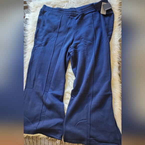 Size 3x Grayson Threads Womens Navy Sweatpants - Picture 1 of 7